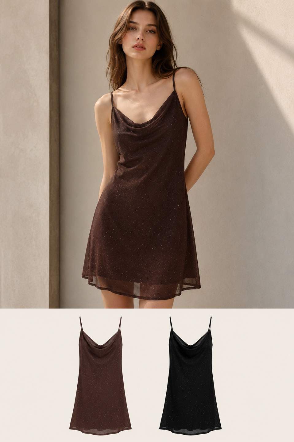 Abito da donna con spalline sottili