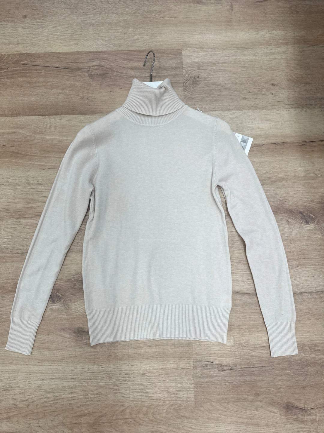 Maglia dolcevita color panna