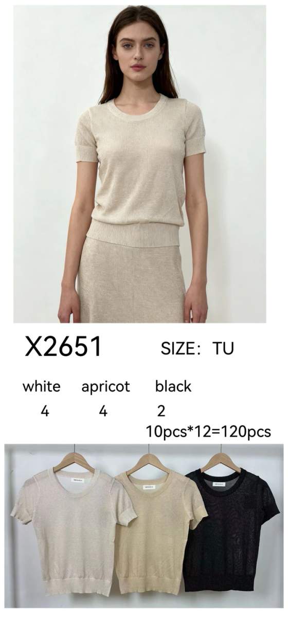 Maglia da donna a maniche corte