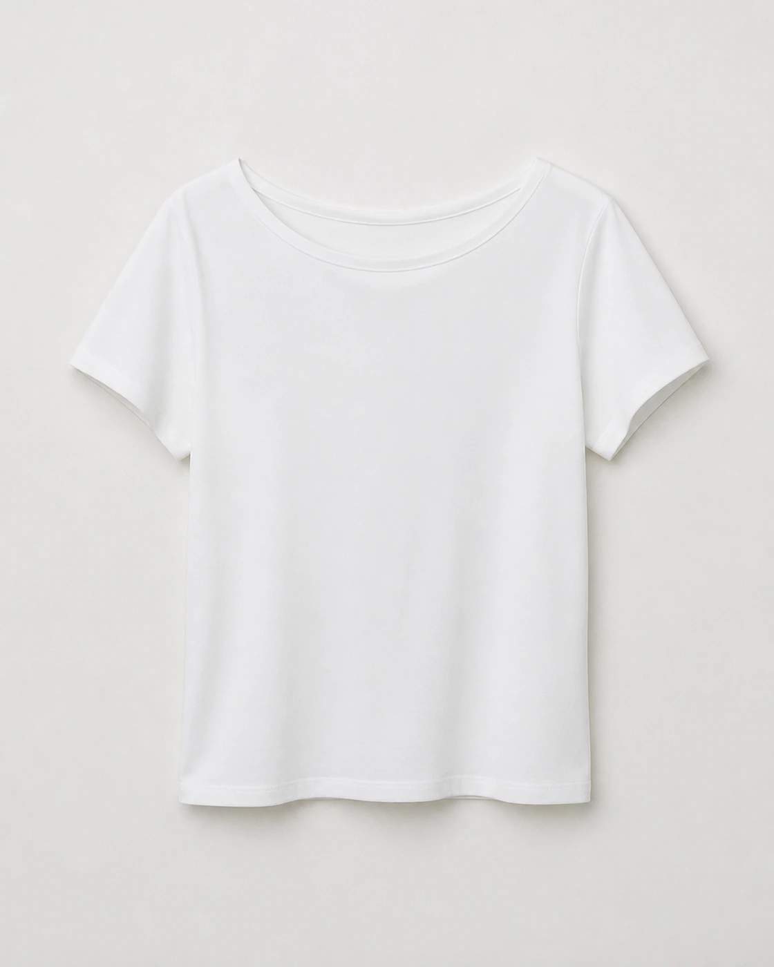 T-shirt basic girocollo a maniche corte