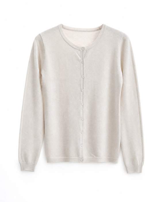 Cardigan in maglia con bottoni