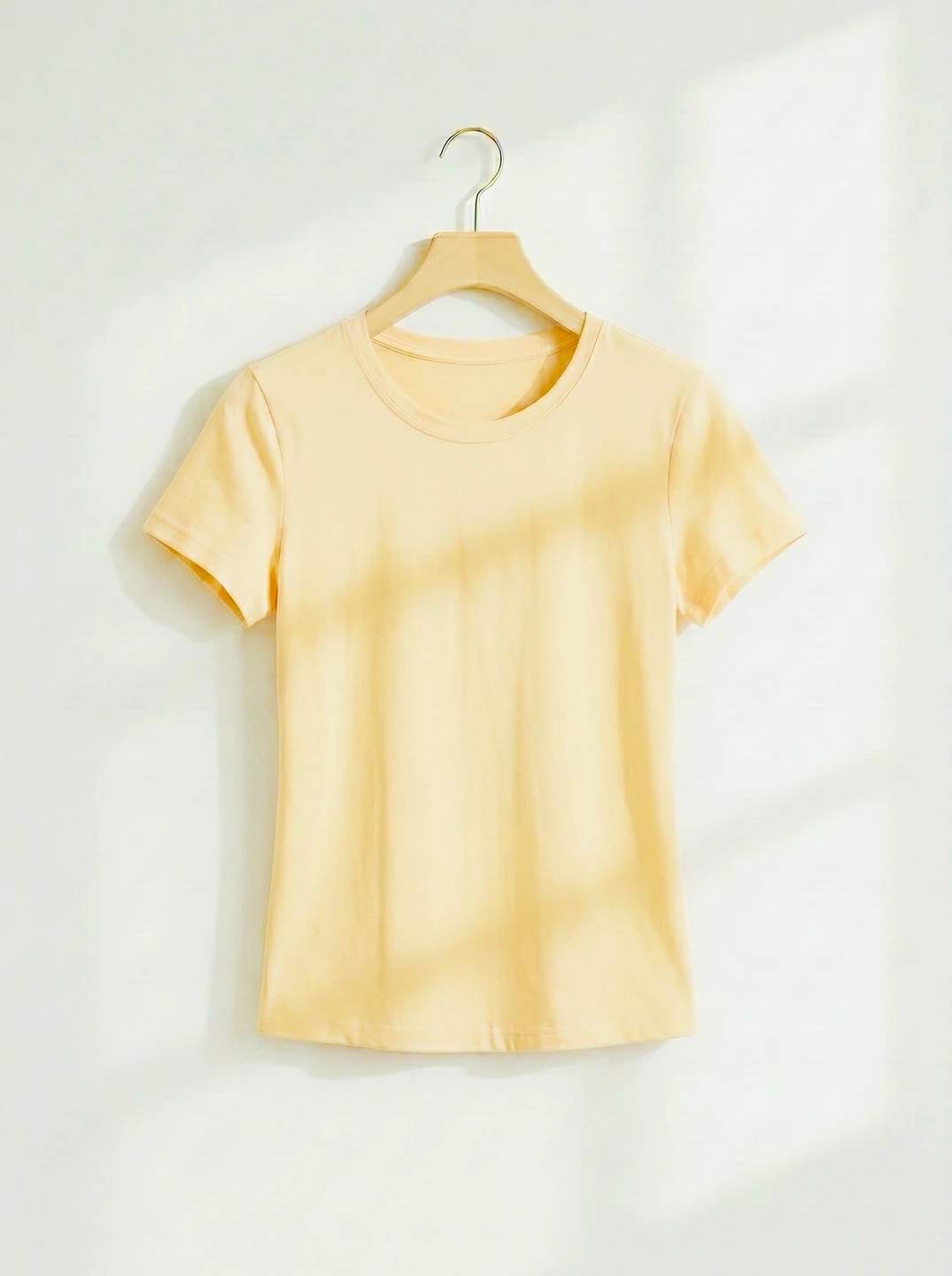 T-shirt girocollo a maniche corte