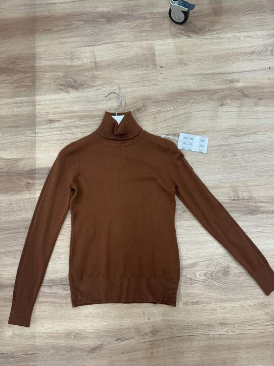 Maglione dolcevita in maglia fine