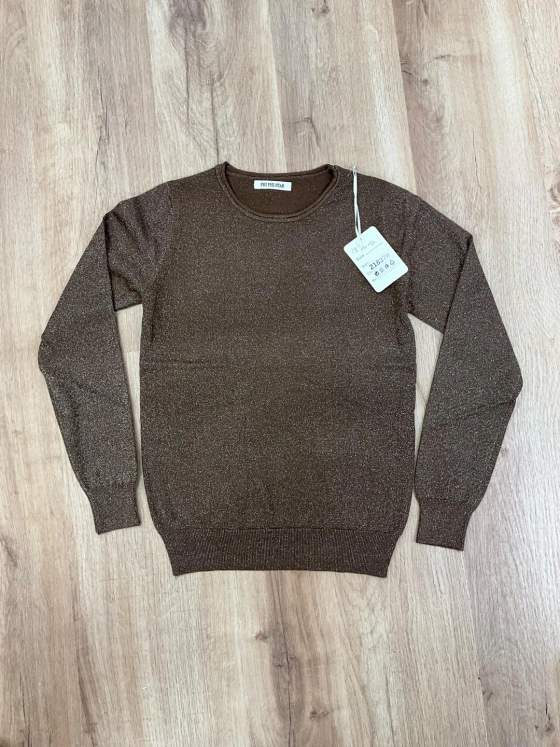 Maglia girocollo a maniche lunghe