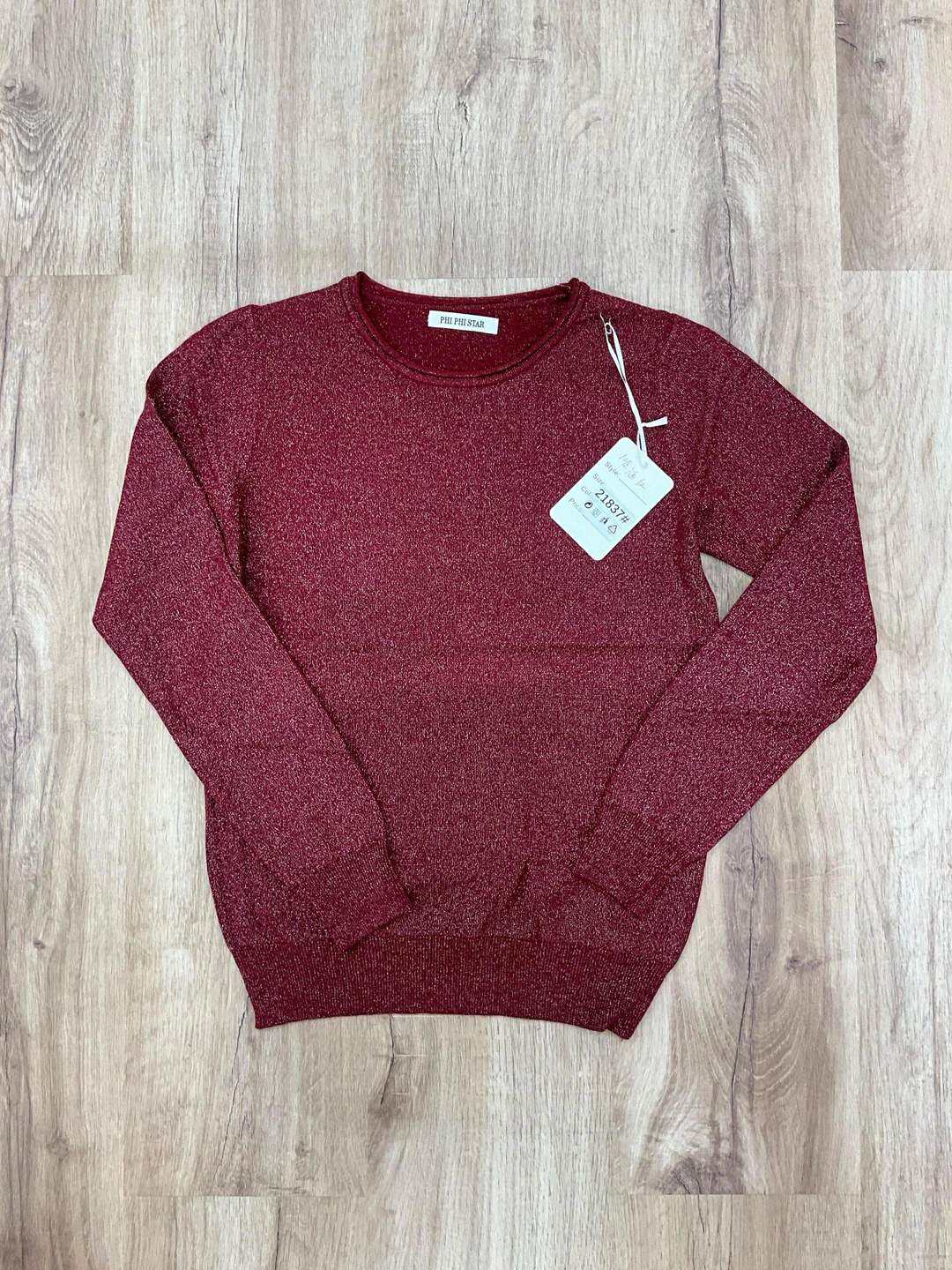 Maglione girocollo a maniche lunghe