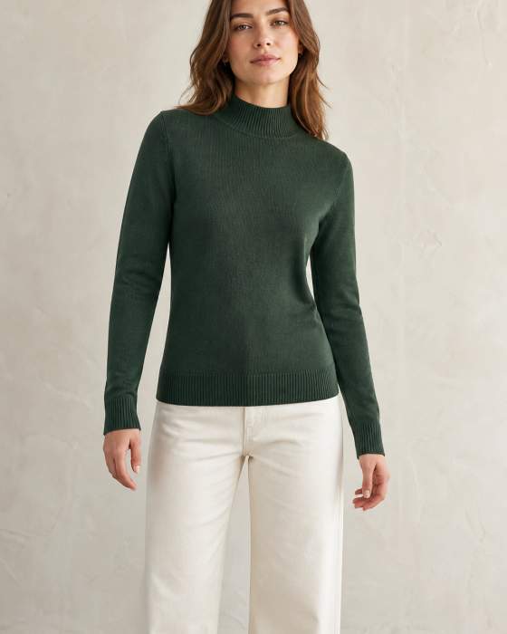 Maglione donna a collo alto