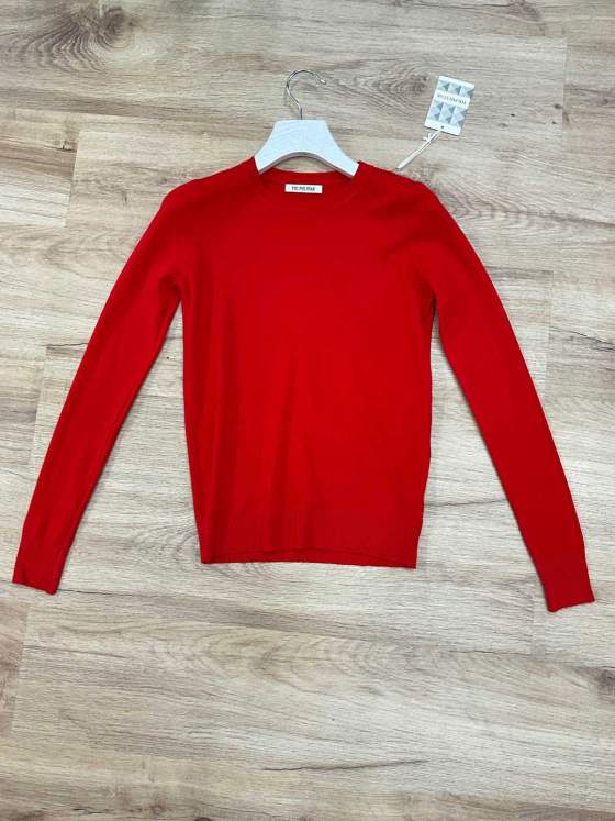 Maglia girocollo a maniche lunghe