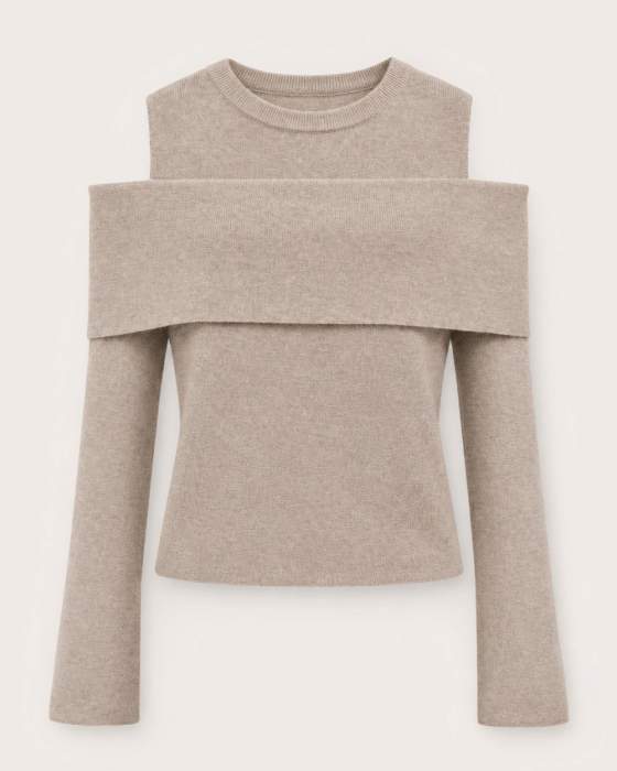 Completo coordinato in maglia a due pezzi