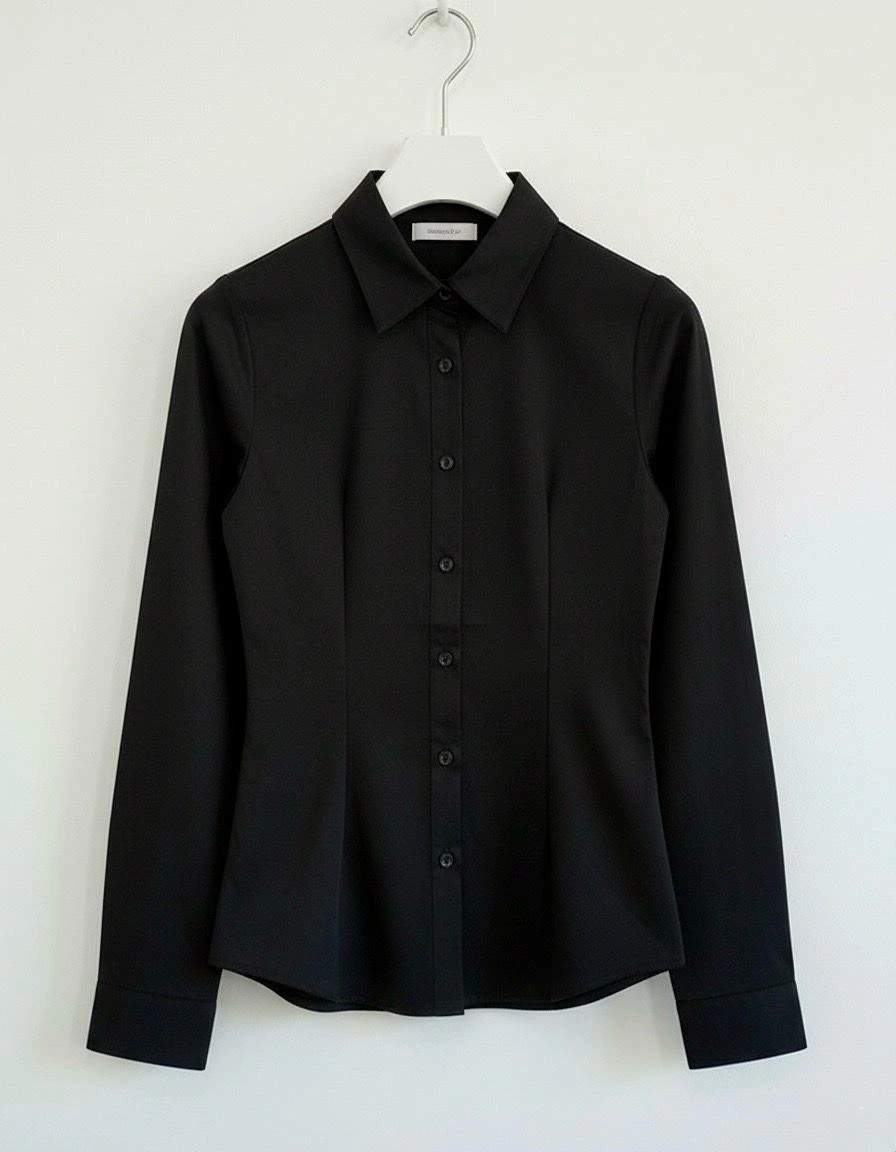 Camicia nera da donna