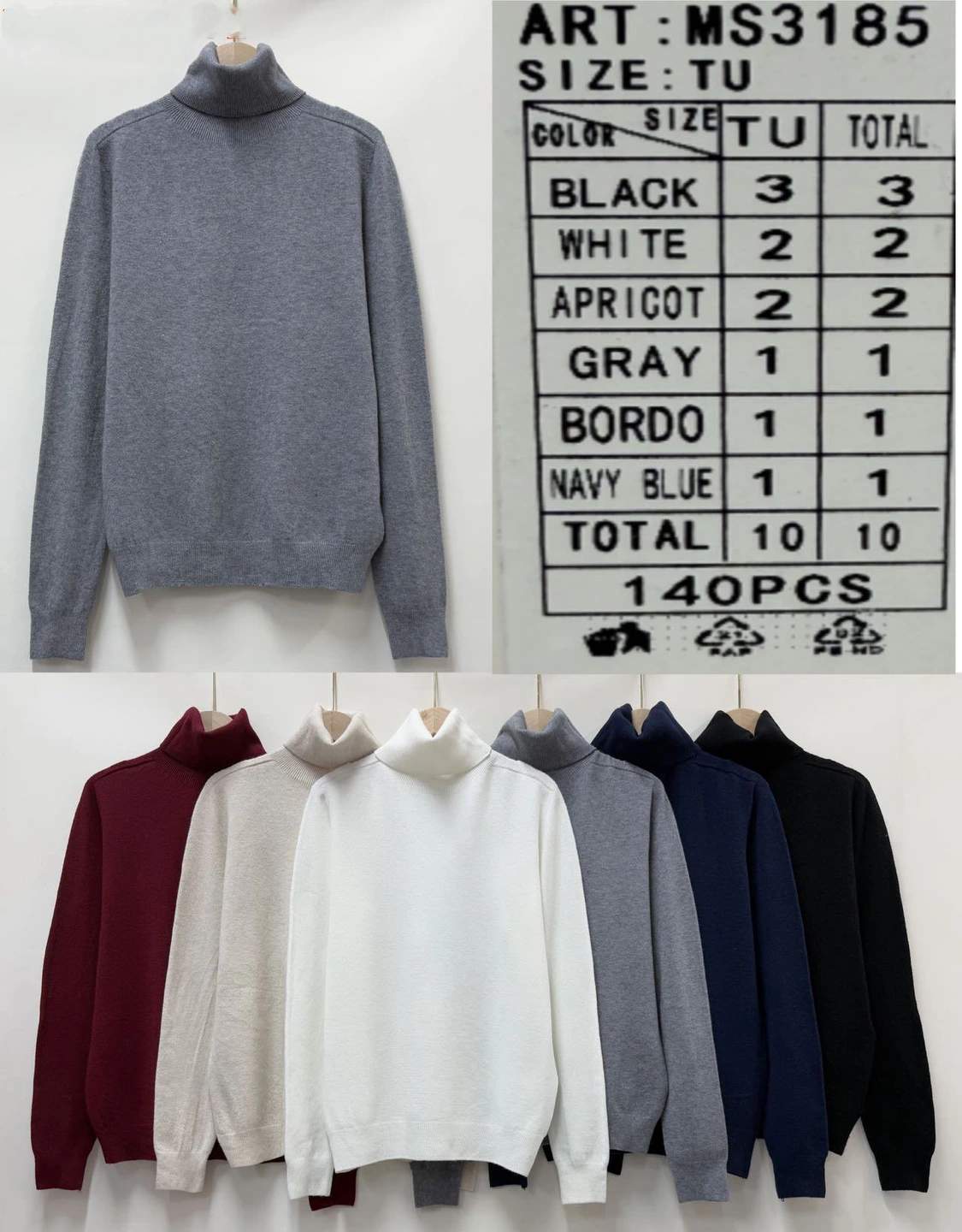 Maglia a collo alto