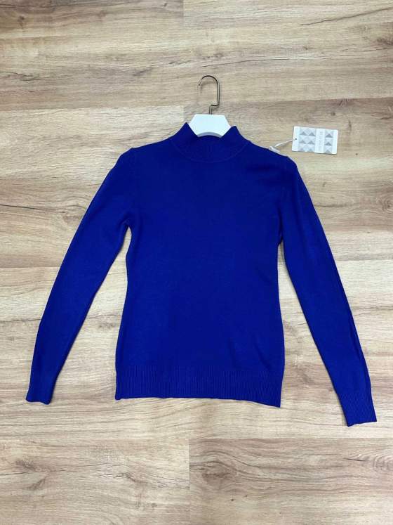 Maglia dolcevita blu royal