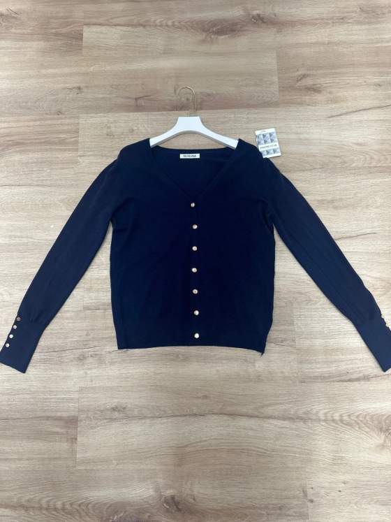 Cardigan in maglia con scollo a V
