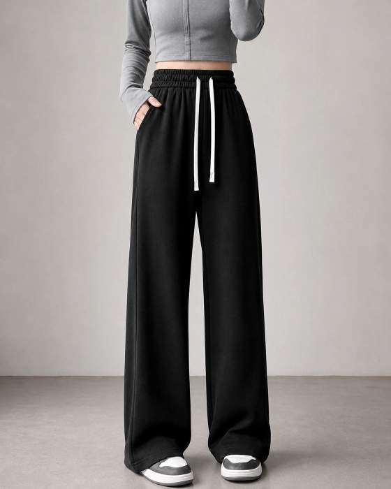 Pantaloni palazzo con coulisse