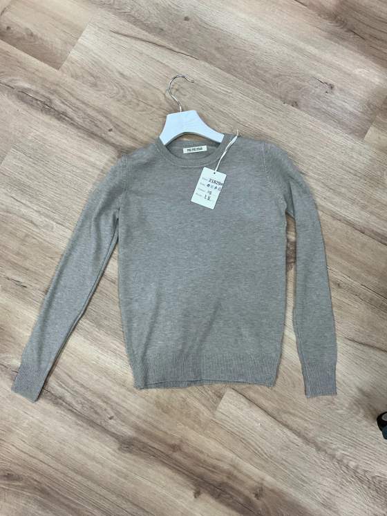 Maglione girocollo a maniche lunghe