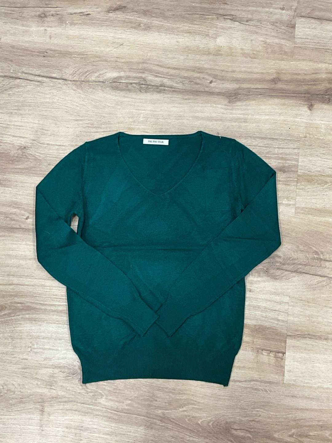 Maglia donna con scollo a V