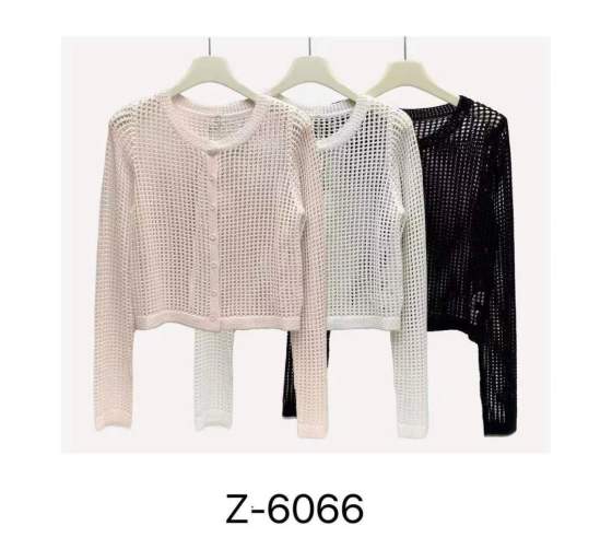 Cardigan in maglia traforata