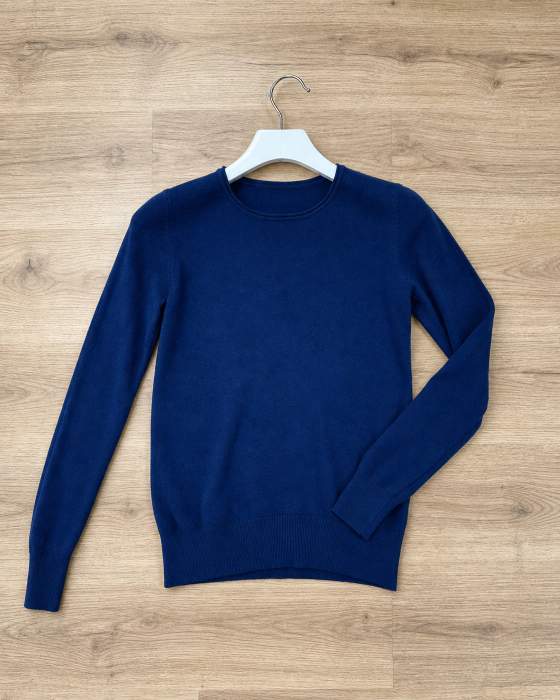 Maglia donna girocollo a maniche lunghe