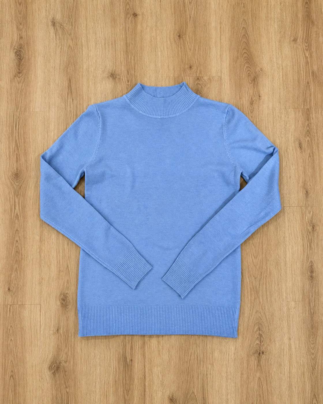 Maglia donna a collo alto a manica lunga