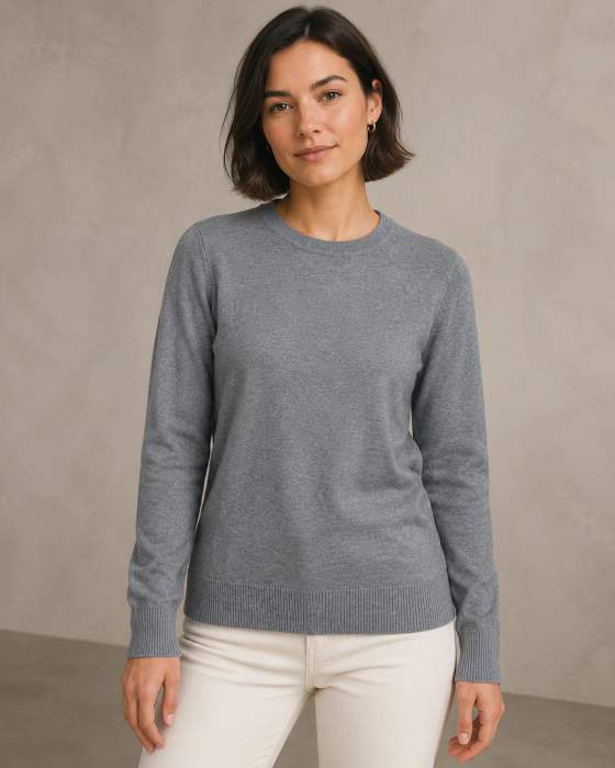 Maglione girocollo a maniche lunghe