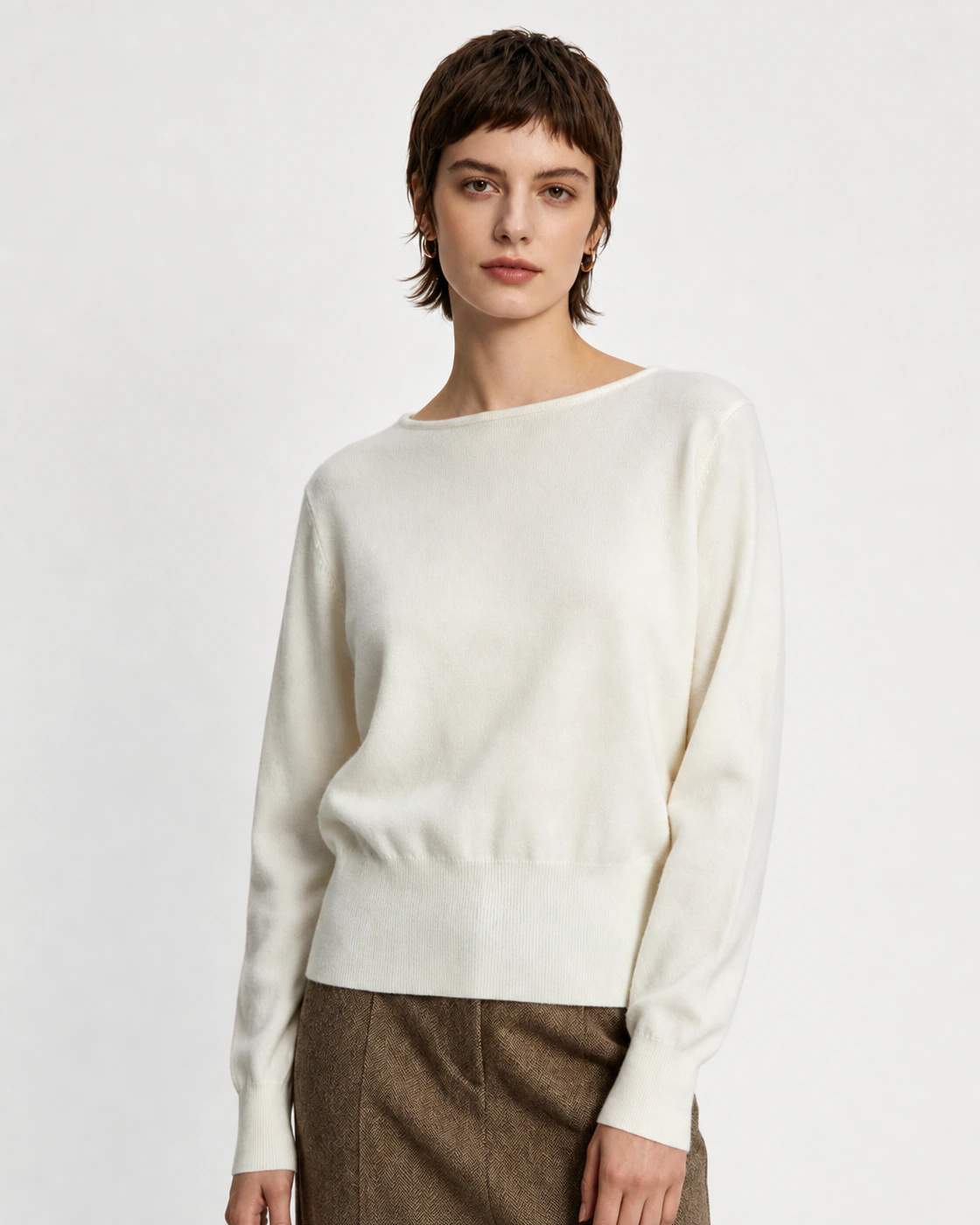 Maglione girocollo a manica lunga