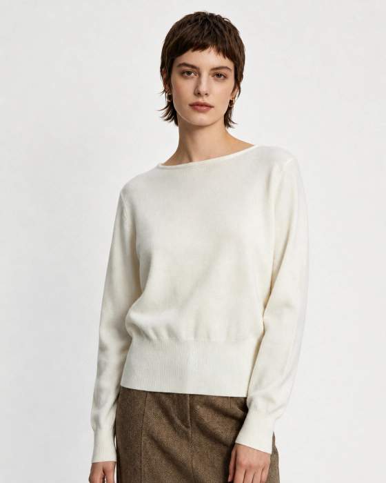 Maglione girocollo a manica lunga