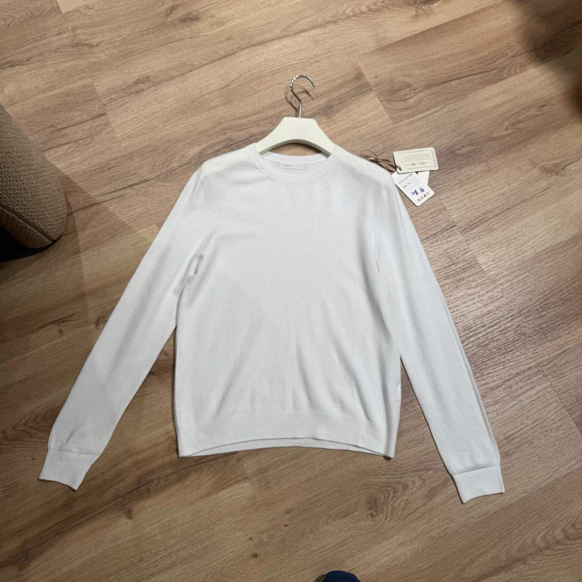 Maglia donna a girocollo a maniche lunghe