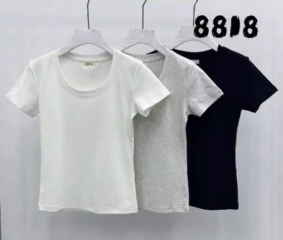 T-shirt a manica corta con girocollo