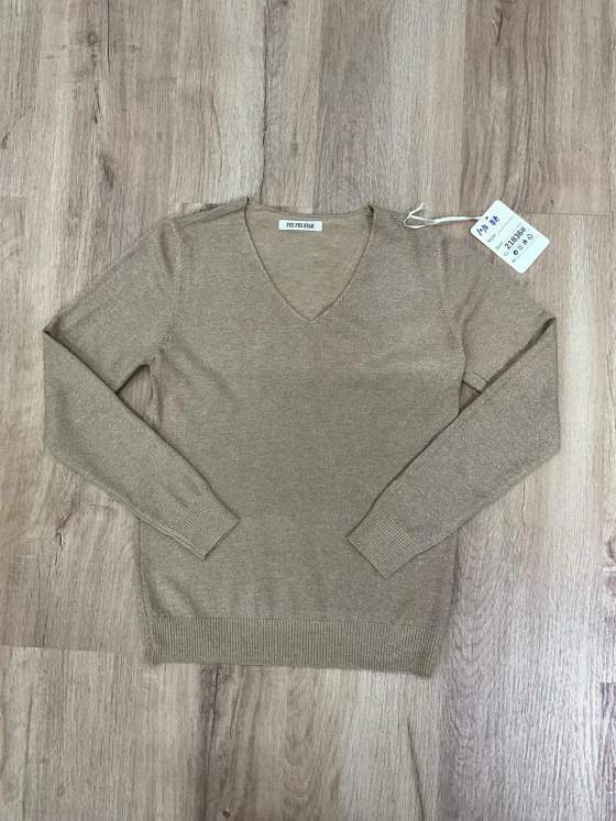 Maglia da donna a maniche lunghe con scollo a V
