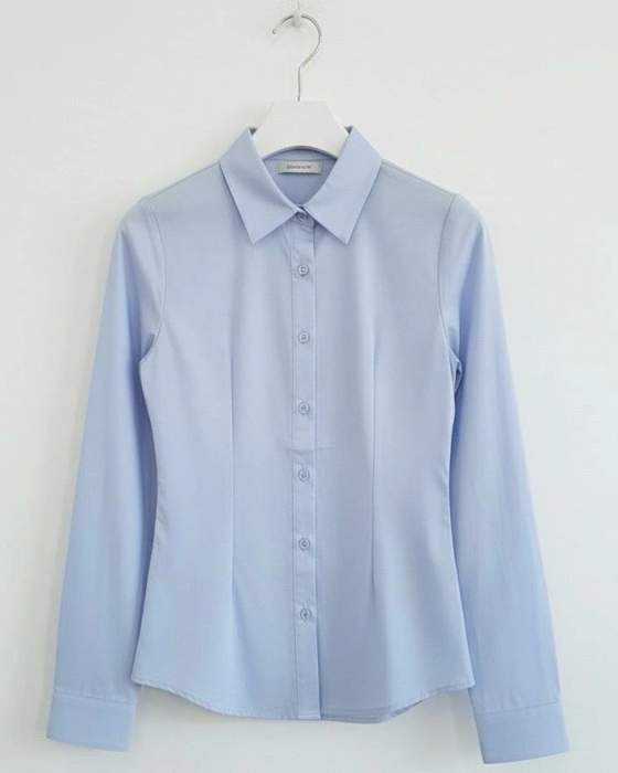 Camicia da donna azzurra
