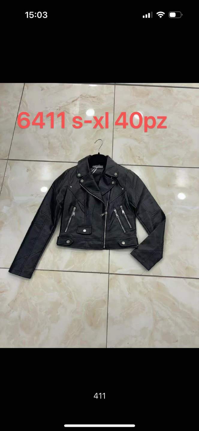Giacca biker da donna nera