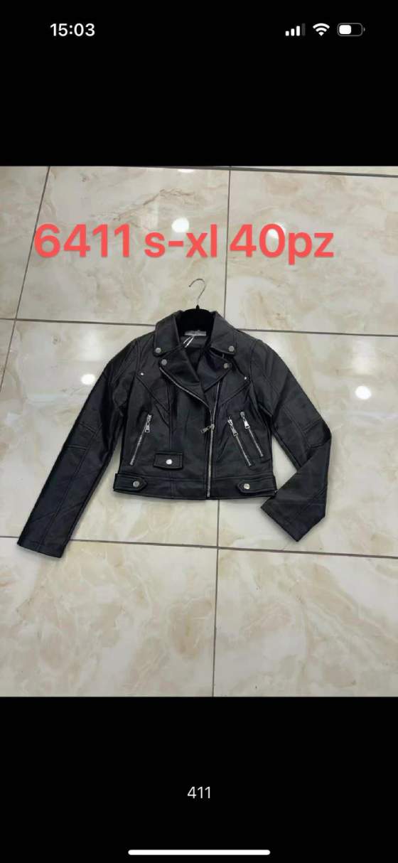 Giacca biker da donna nera