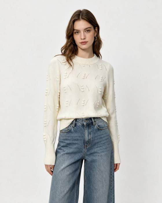 Maglione da donna a maniche lunghe
