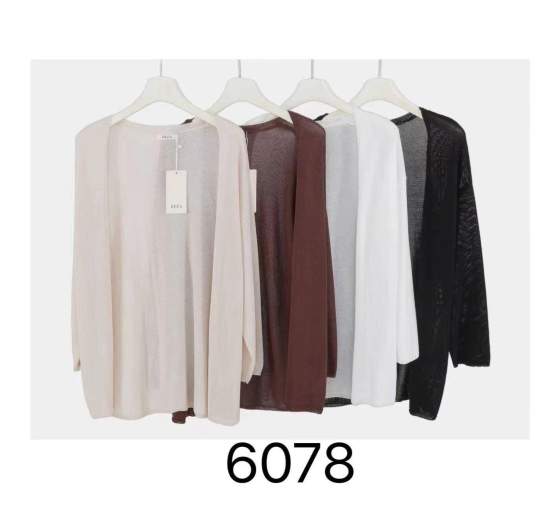 Cardigan aperto in maglia leggera